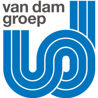 Logo van Van Dam Groep