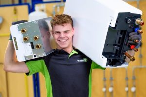 WorldSkills team NL Sanitaire- en verwarmingstechnicus Marciano Paalman